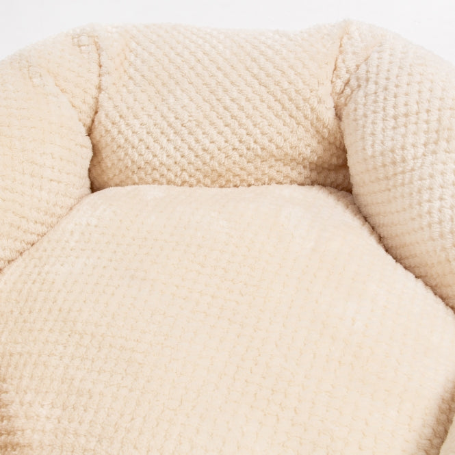 Hundeseng Cloey – Beige Waffelpiqué