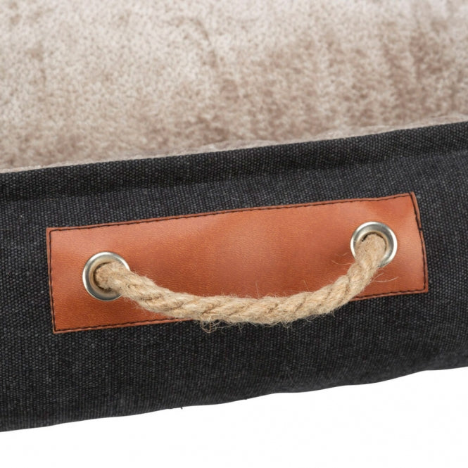 Trixie BE NORDIC Hundeseng Föhr – Sort/Beige