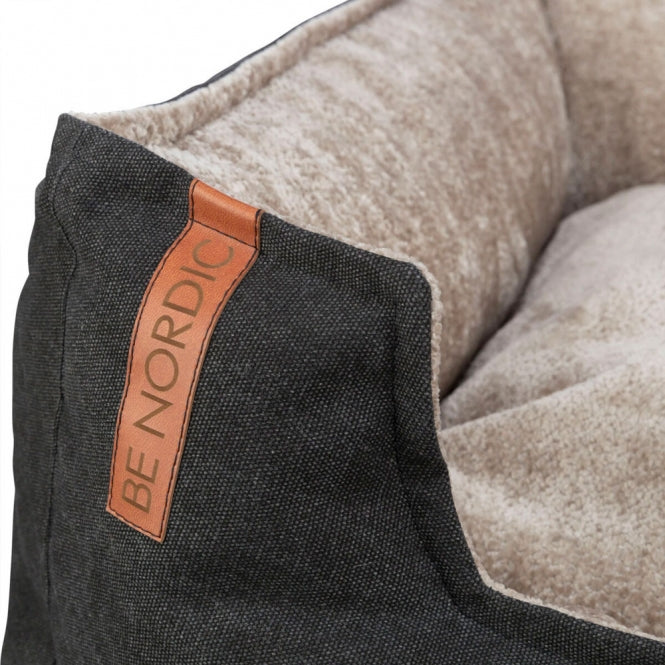 Trixie BE NORDIC Hundeseng Föhr – Sort/Beige