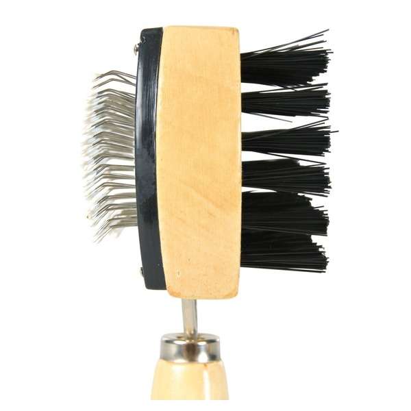 Trixie Dobbelt­sider Træbørste