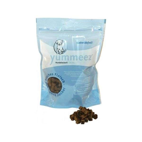 Yummeez Kornfri Hundesnack med Laks – 175 g